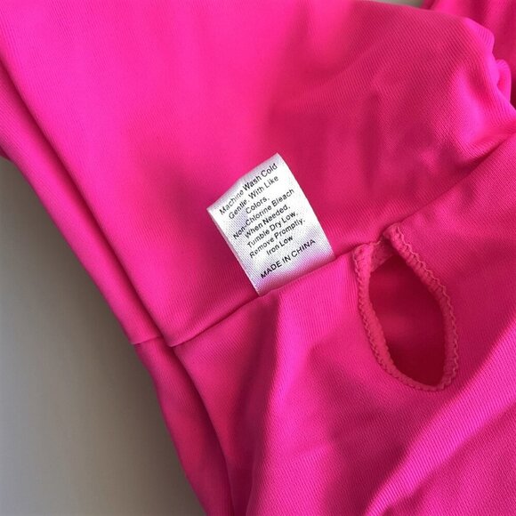 NEW PINK BOWKNOT THONG BIKINI SWIMSUIT - Picture 8 of 8